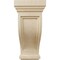 Ekena Millwork 6 1/2"W x 6 1/2"D x 14"H Traditional Recessed Corbel, Rubberwood COR06X06X14TRRW - alternate 2